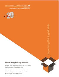 Unpacking Pricing Models White Paper