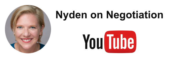 Nyden on Negotiation YouTube Channel New
