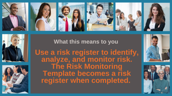 Monitor Risk Using a Risk Register