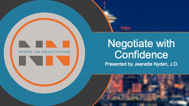 Negotiate with Confidence